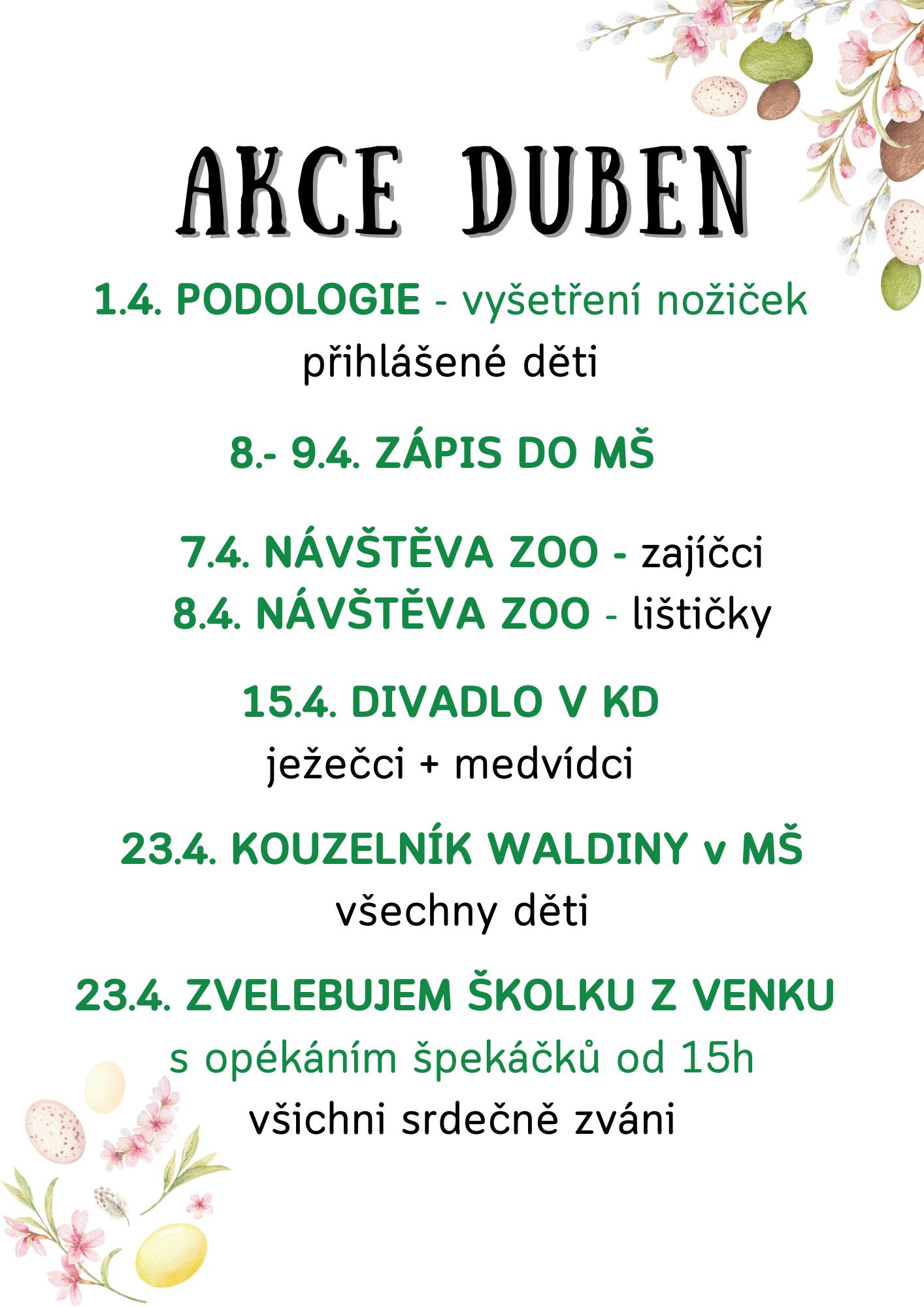 AKCE DUBEN